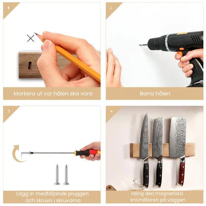Magnetisk Knivhållare